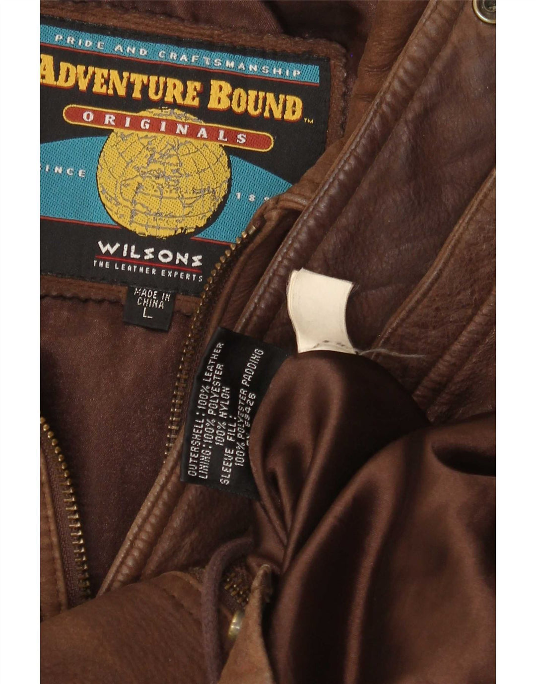 Wilsons Manteau en cuir pour homme UK 40 Large Marron