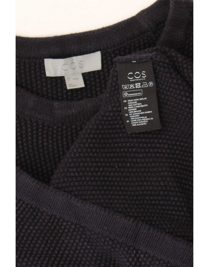 Cos Pull col bateau homme petit coton bleu marine