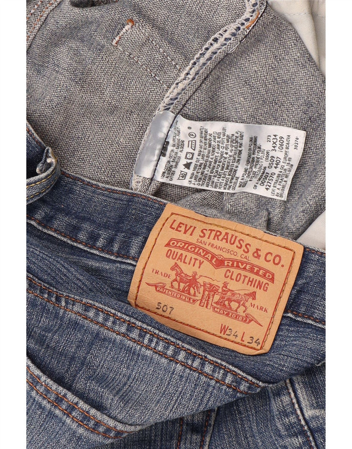 LEVI'S Short en Jean 507 Homme W34 Grand Bleu Coton