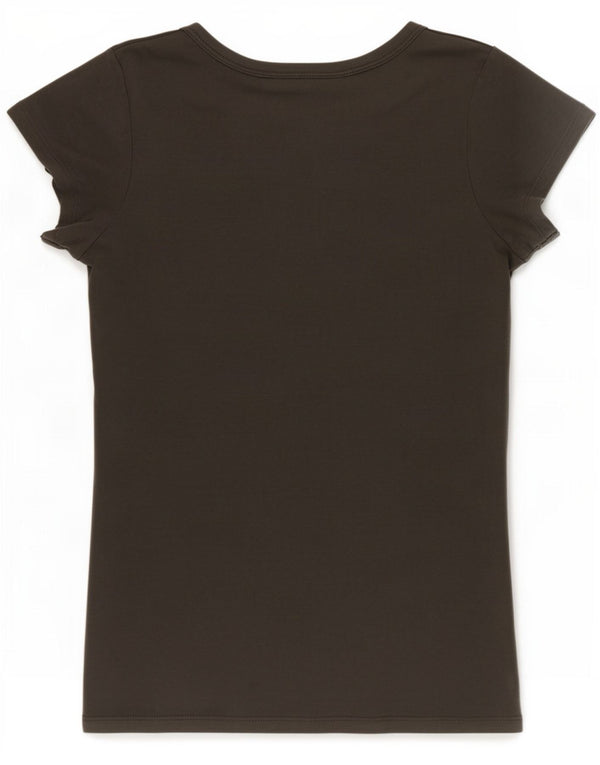 G-Star T-Shirt Femme Top UK 10 Small Vert Coton