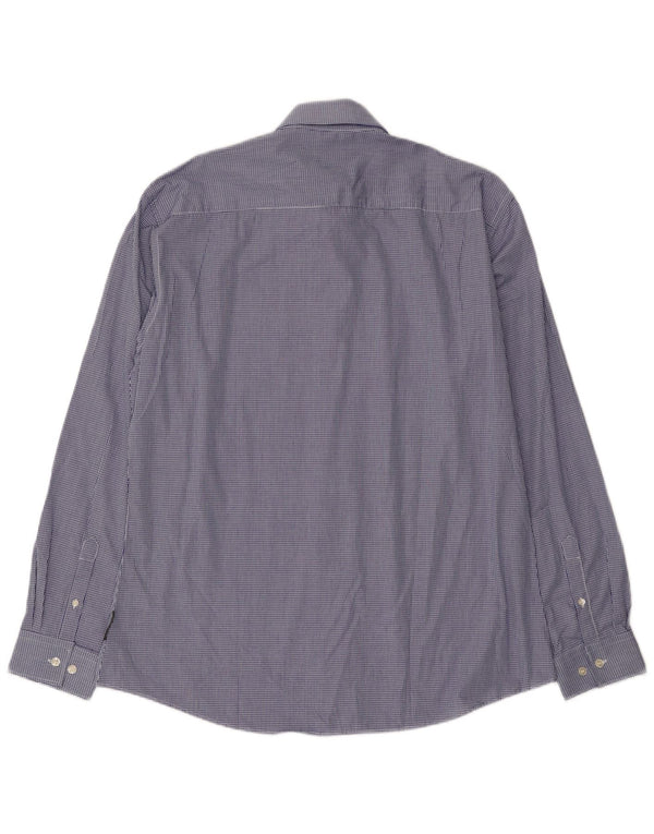 French Connection Chemise Homme XL Bleu Vichy Coton
