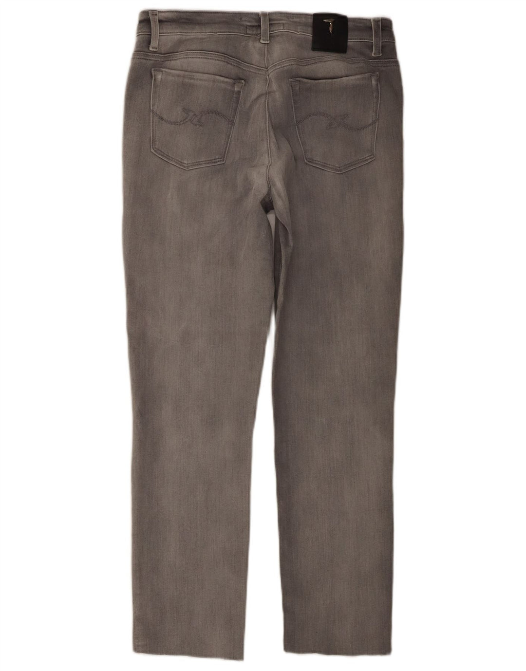 TRUSSARDI Jean Droit W27 L25 Gris Coton Femme