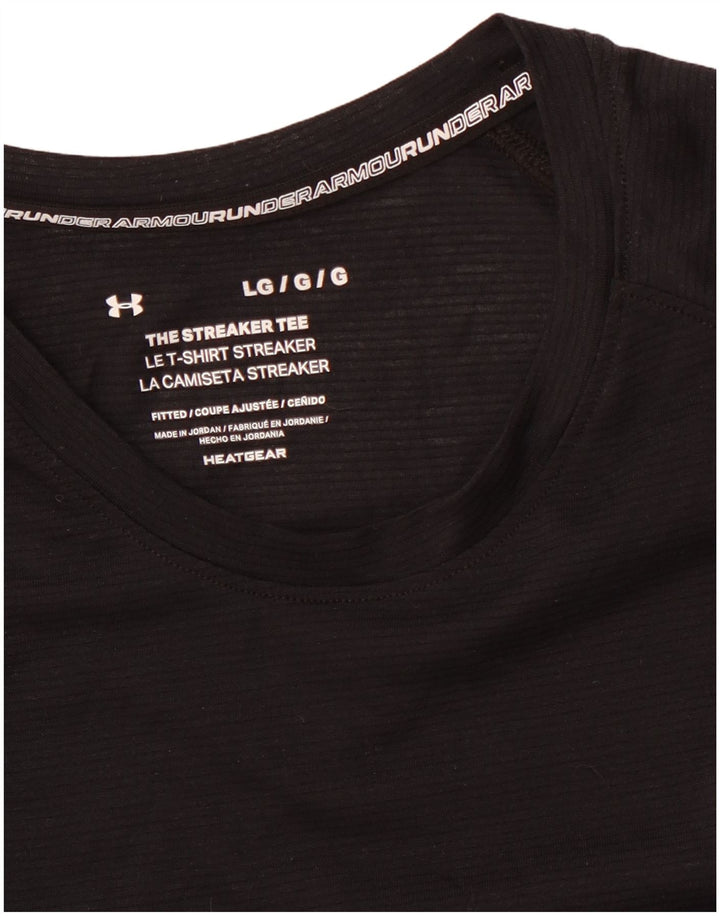 UNDER ARMOUR T-Shirt Heat Gear Homme Grand Noir