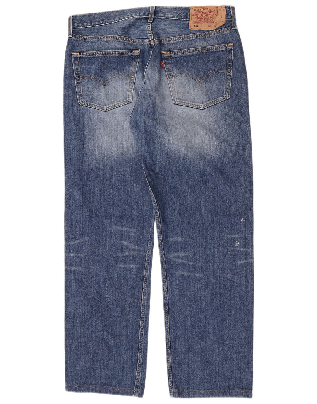 Levi's Jean Droit 501 Homme Bleu W38 L30 Coton