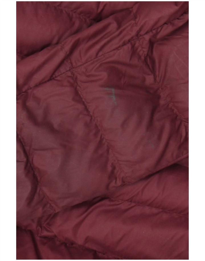 Mountain Warehouse Veste rembourrée à capuche pour femme UK 12 Medium Bordeaux Nylon