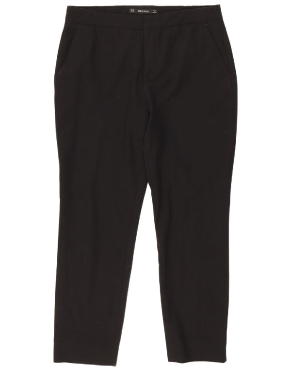 Zara Pantalon de costume slim pour femme EU 38 Small W28 L26 Noir