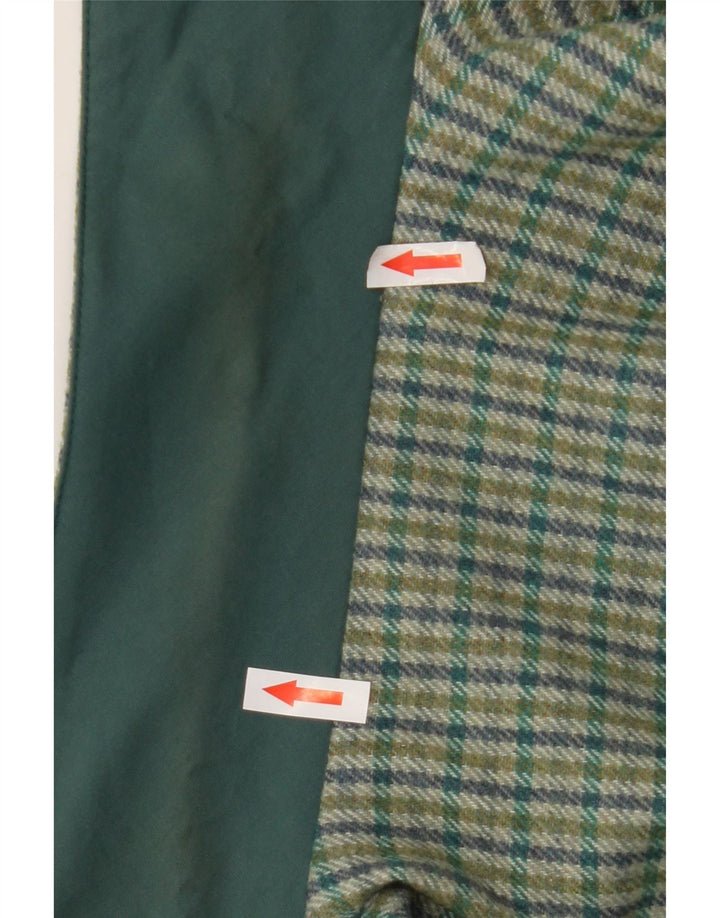Manteau Femme Vintage IT 55 2XL Vert Polyester