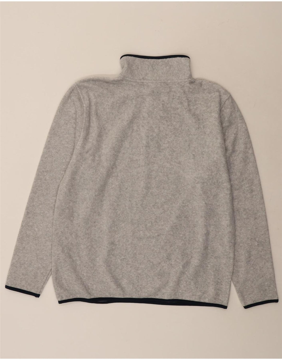 Asics Pull Polaire Zip Neck Homme XL Gris Polyester