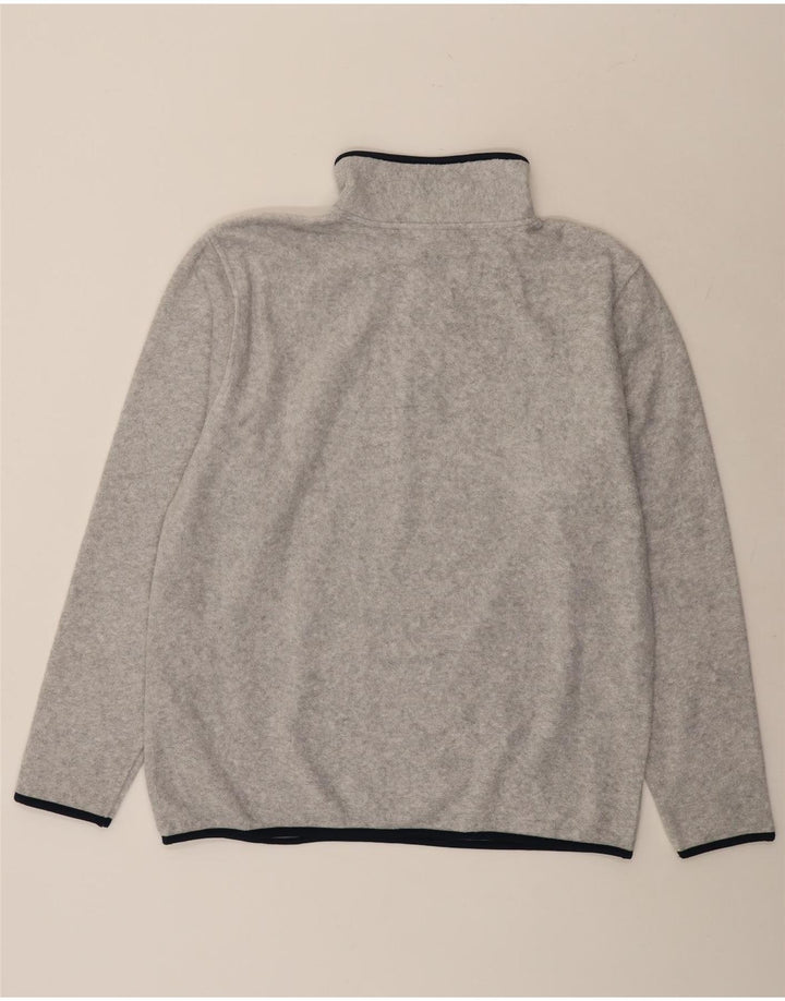 Asics Pull Polaire Zip Neck Homme XL Gris Polyester