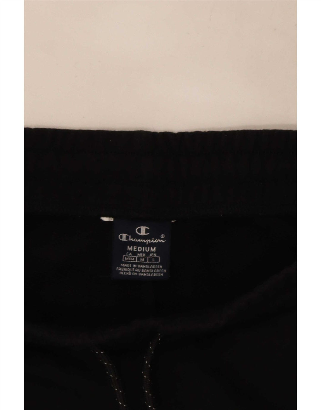 Champion Short de Sport Graphique Homme Noir Moyen