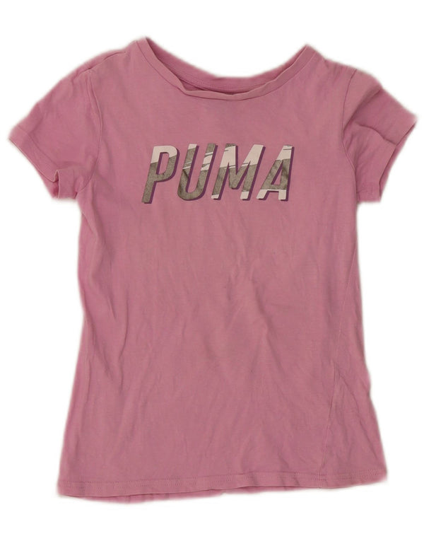 Puma T-Shirt Graphique Fille 9-10 Ans Violet