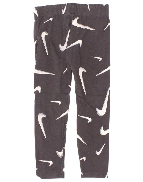 Puma Legging graphique coupe ajustée pour fille 6-7 ans XS Noir Coton