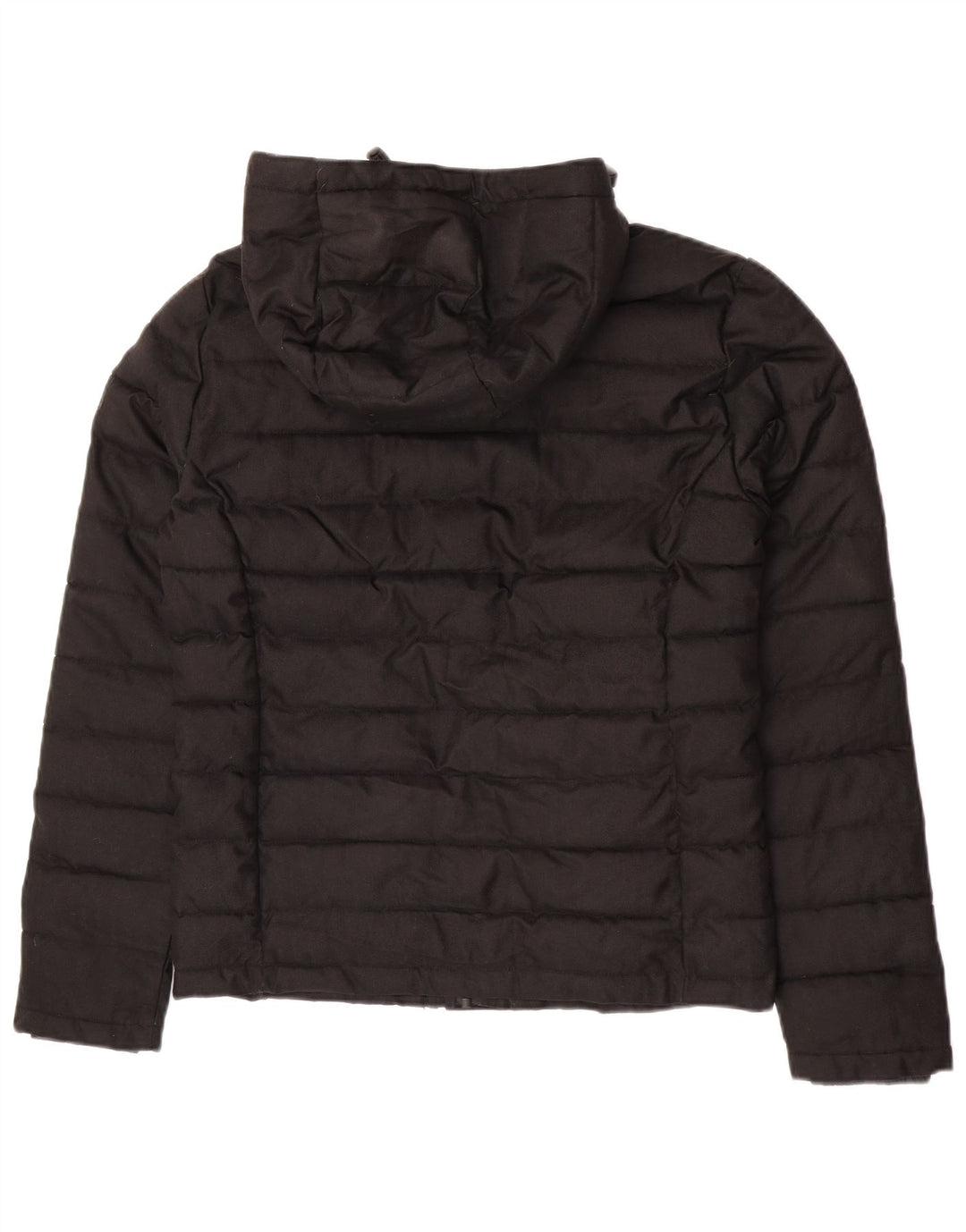 Superdry Veste matelassée à capuche pour hommes UK 38 Medium Noir Polyester