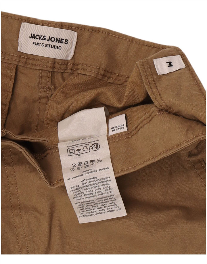 Jack & Jones Short Cargo Homme Moyen W32 Beige Coton