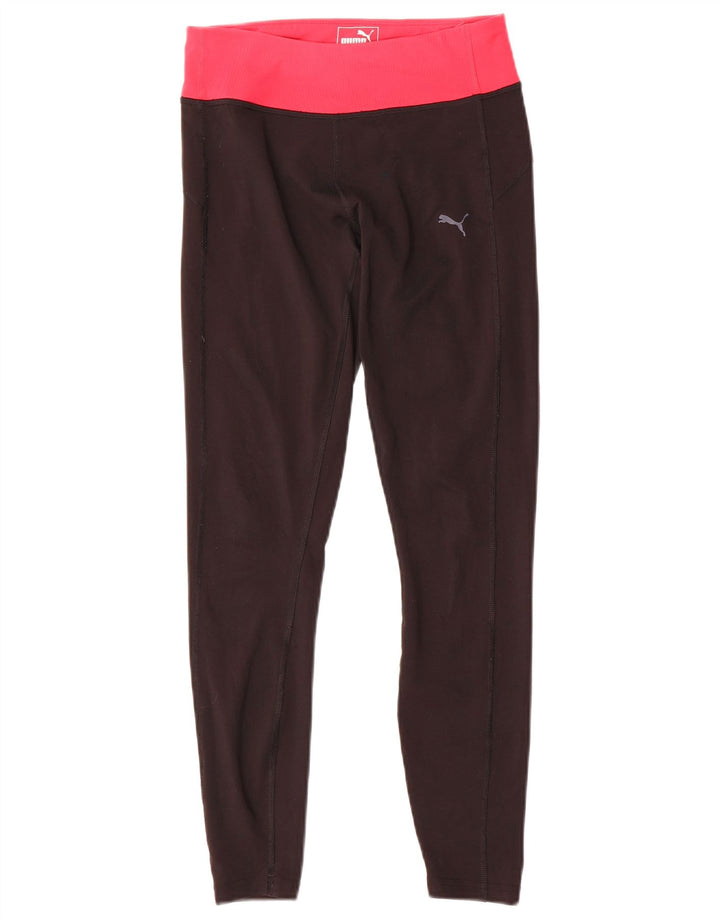 Puma Leggings pour femme UK 8 Small Noir Colourblock