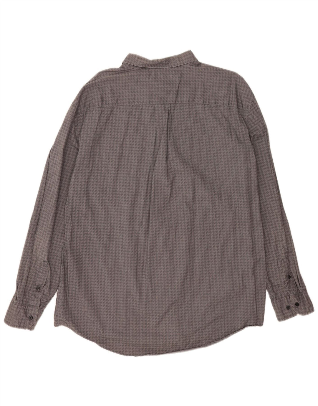 Tommy Hilfiger Chemise sur mesure pour homme 2XL Gris pied-de-poule en coton