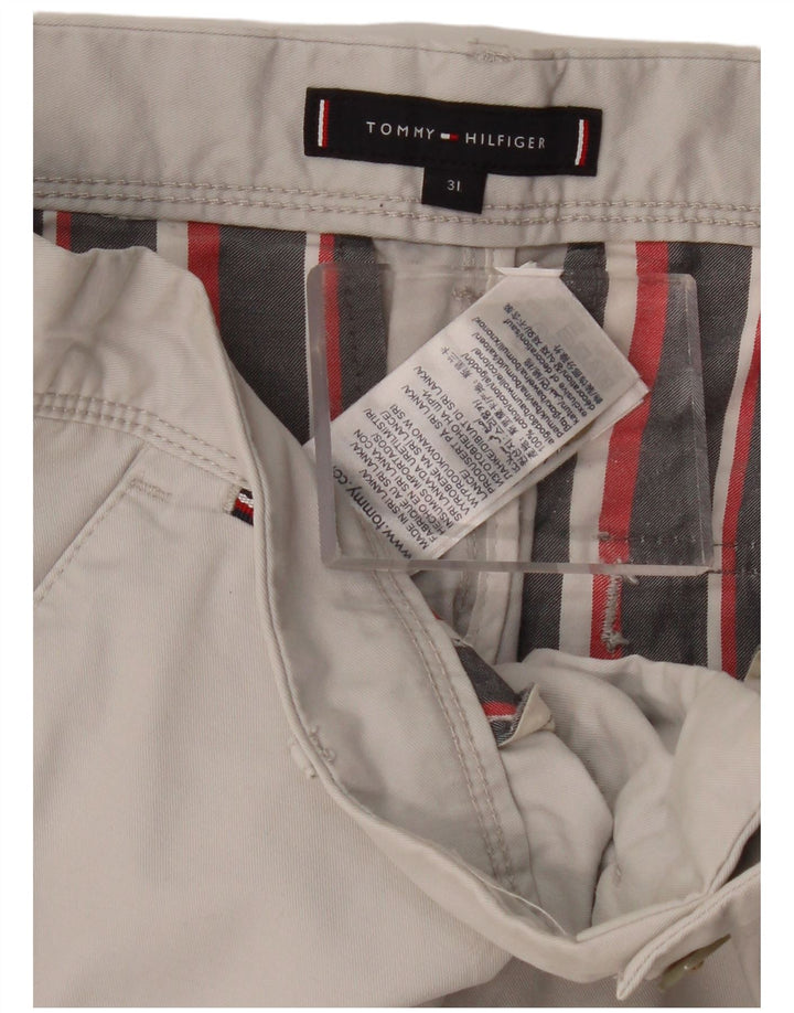 TOMMY HILFIGER Short Cargo W31 Homme Gris Moyen Coton
