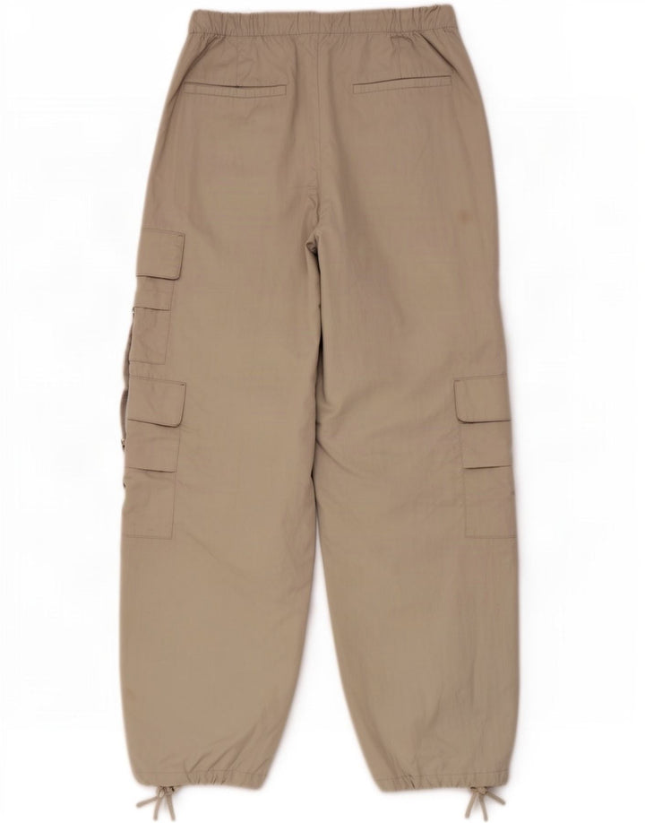 Zara Pantalon Cargo Joggers Femme XS W24 L29 Gris Polyester