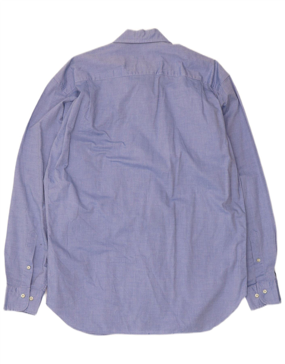 Trussardi Jeans Chemise Homme Taille 40 15 1/2 Bleu Moyen Coton