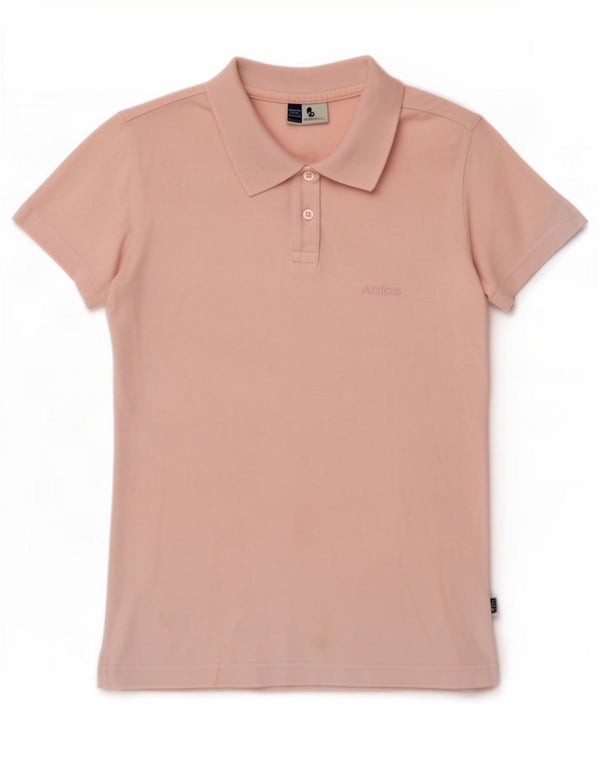 Asics Polo Femme UK 10 Petit Rose Coton