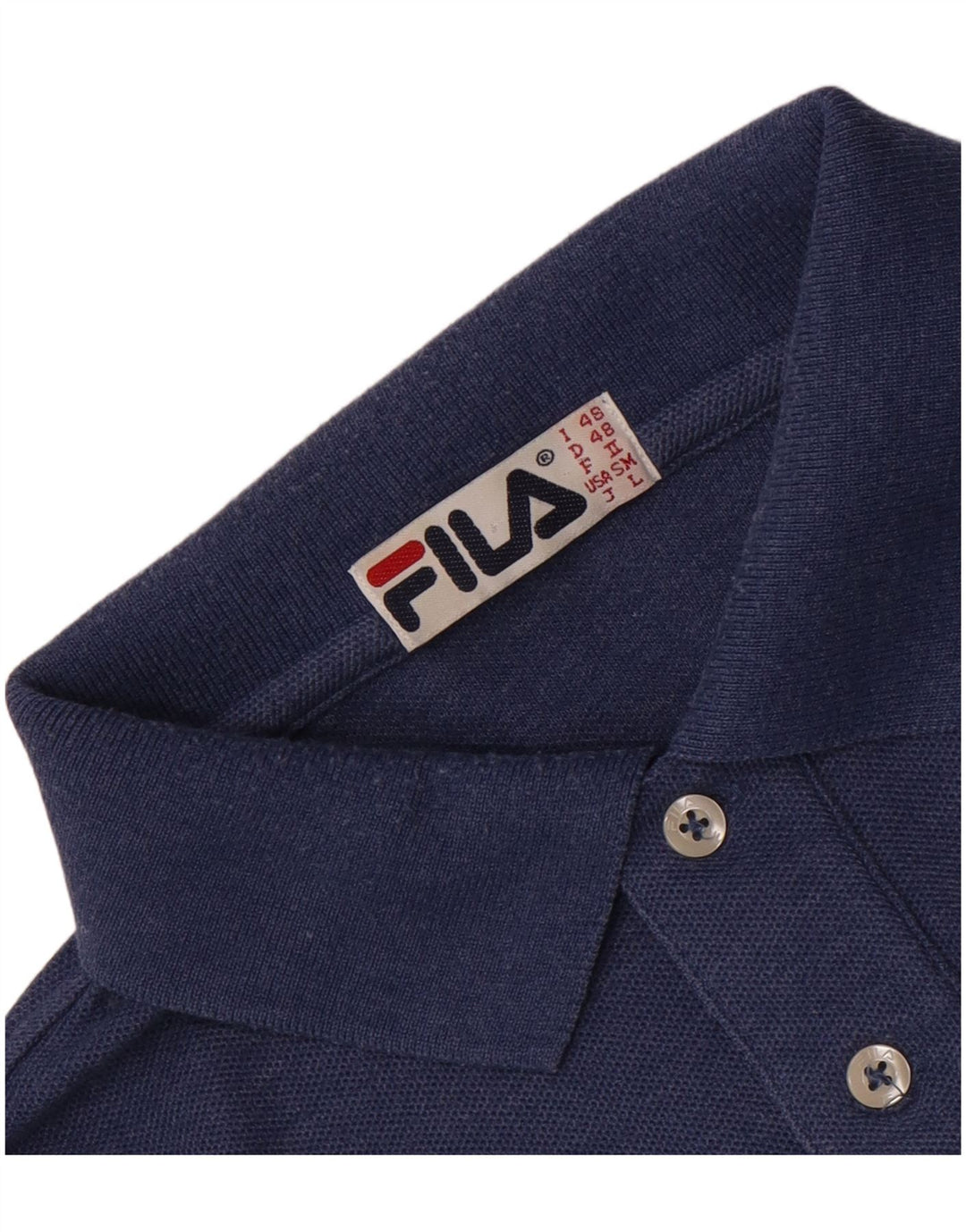 Fila Polo Homme Bleu Marine Moyen