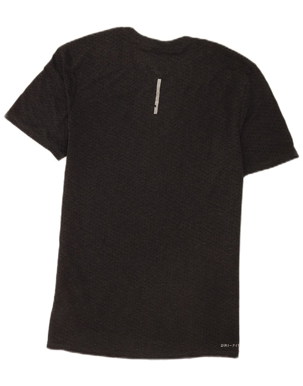Nike Homme Dri Fit T-Shirt Haut Gris Moyen Polyester