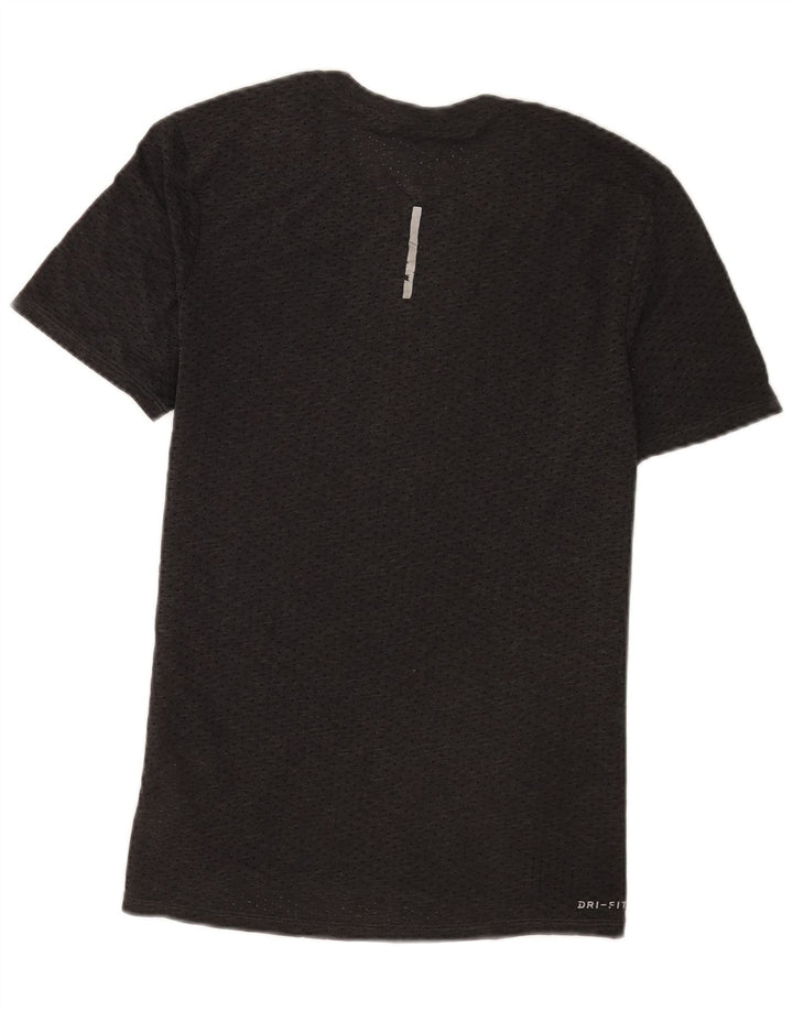 Nike Homme Dri Fit T-Shirt Haut Gris Moyen Polyester