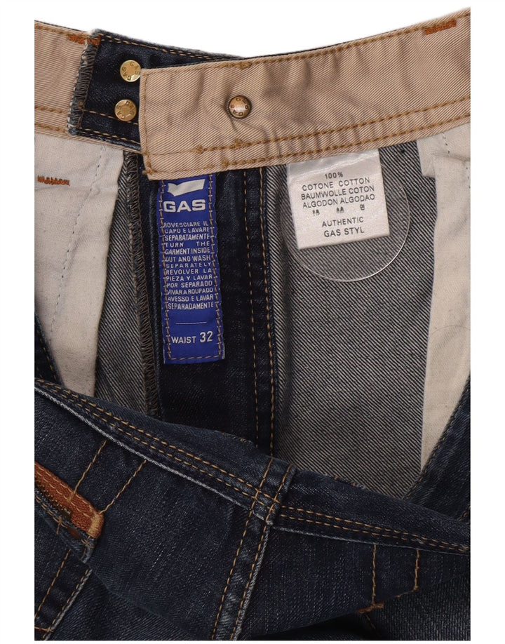 Gas Jean droit homme W32 L31 bleu coton