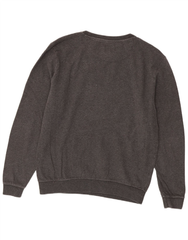JACK WILLS Sweat-Shirt Homme Grand Gris Coton
