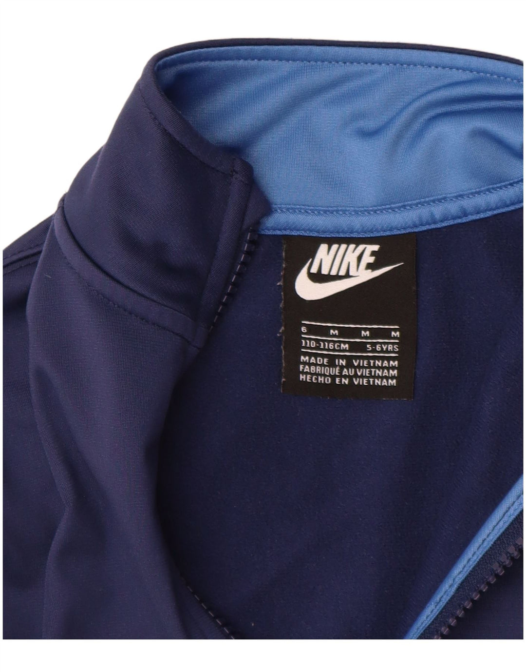 Veste de survêtement Nike pour garçon 5-6 ans Bleu marine moyen colour block