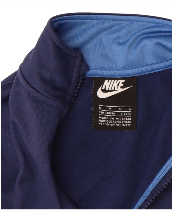 Veste de survêtement Nike pour garçon 5-6 ans Bleu marine moyen colour block