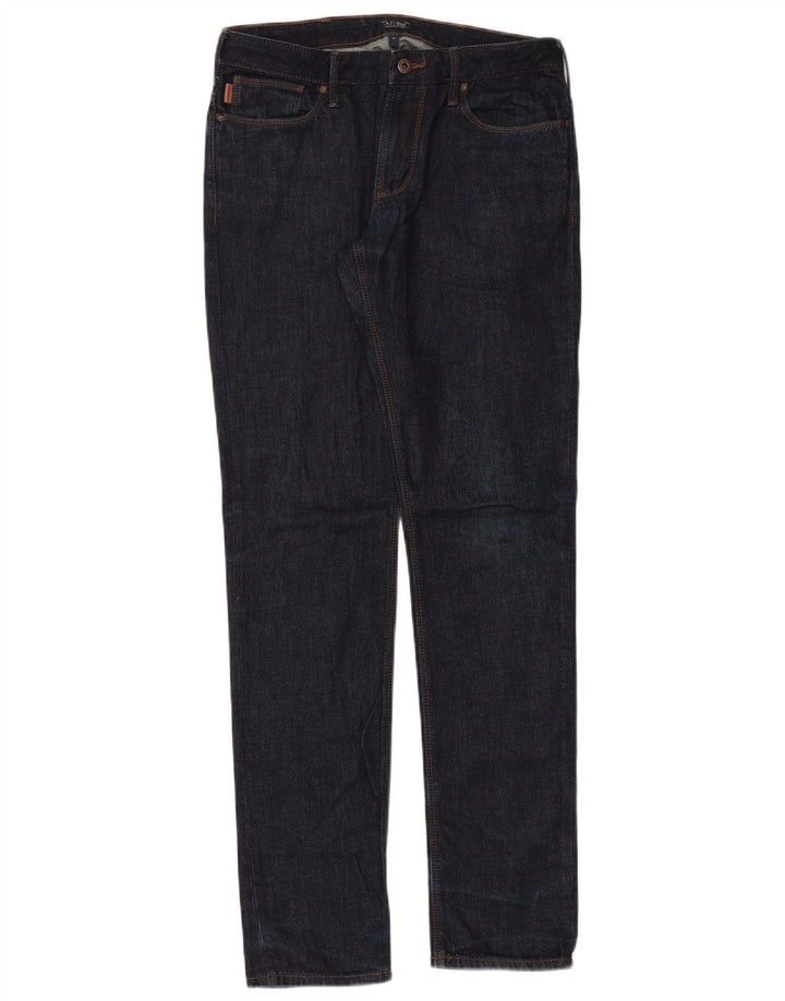 Armani Femme Jean Slim W31 L34 Bleu Marine Coton