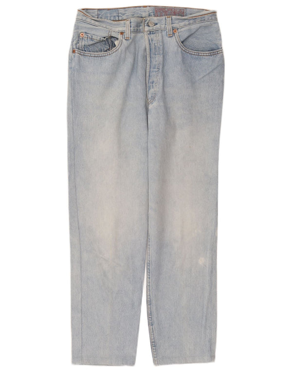 Levi's Jean Droit 901 Taille Haute Femme W30 L26 Bleu