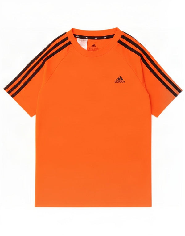 Adidas Garçon Aeroready T-Shirt Top 11-12 ans Orange Polyester