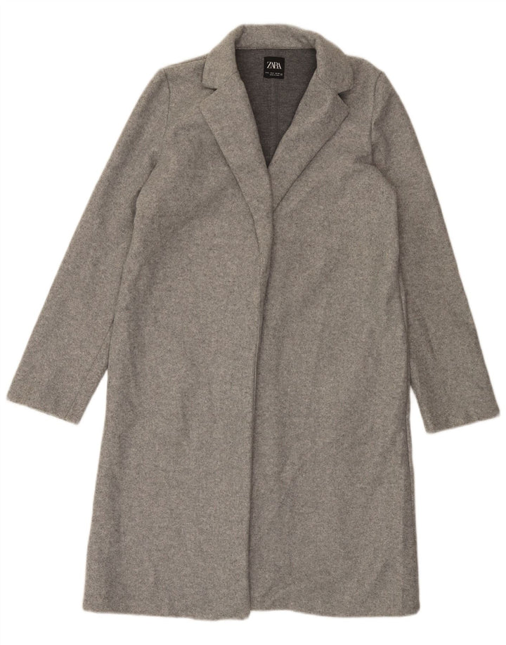Zara Manteau ouvert pour femme UK 10 Small Gris