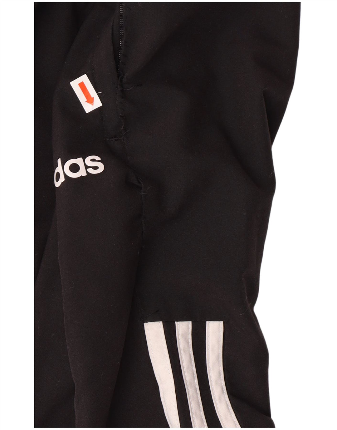 Adidas Pantalon de survêtement pour homme en polyester rayé noir moyen