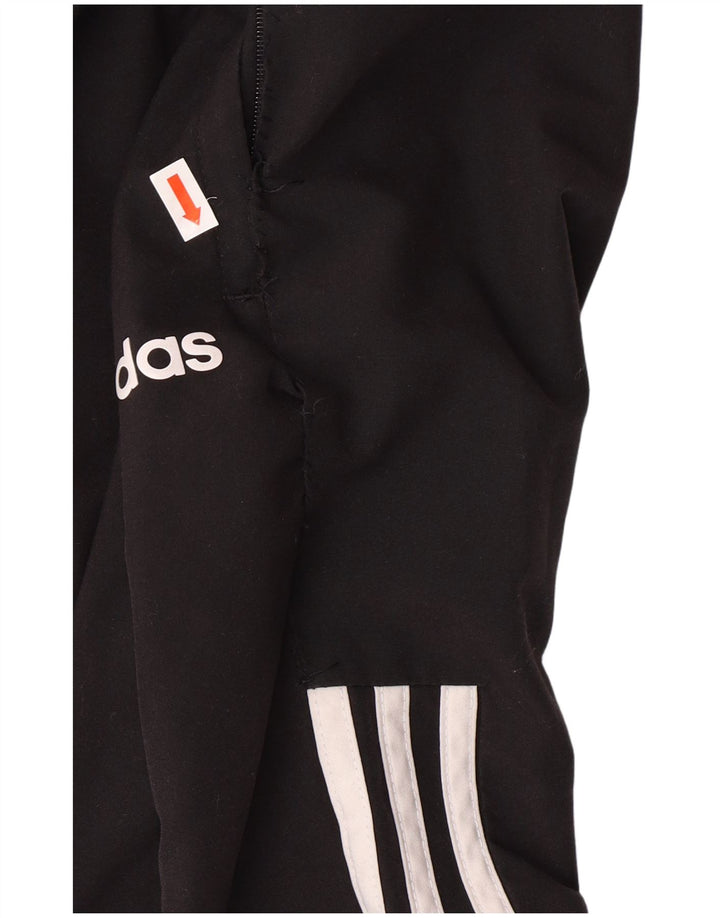 Adidas Pantalon de survêtement pour homme en polyester rayé noir moyen