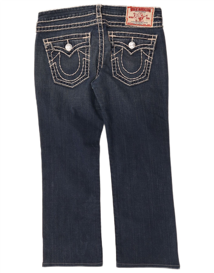 True Religion Jean court bootcut femme W32 L26 coton bleu