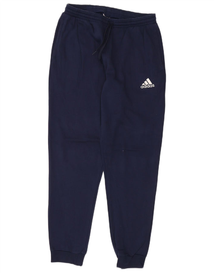 ADIDAS Pantalon de survêtement pour homme en coton bleu marine moyen
