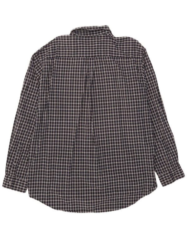Nautica Chemise Homme XL Bleu Marine Carreaux Coton