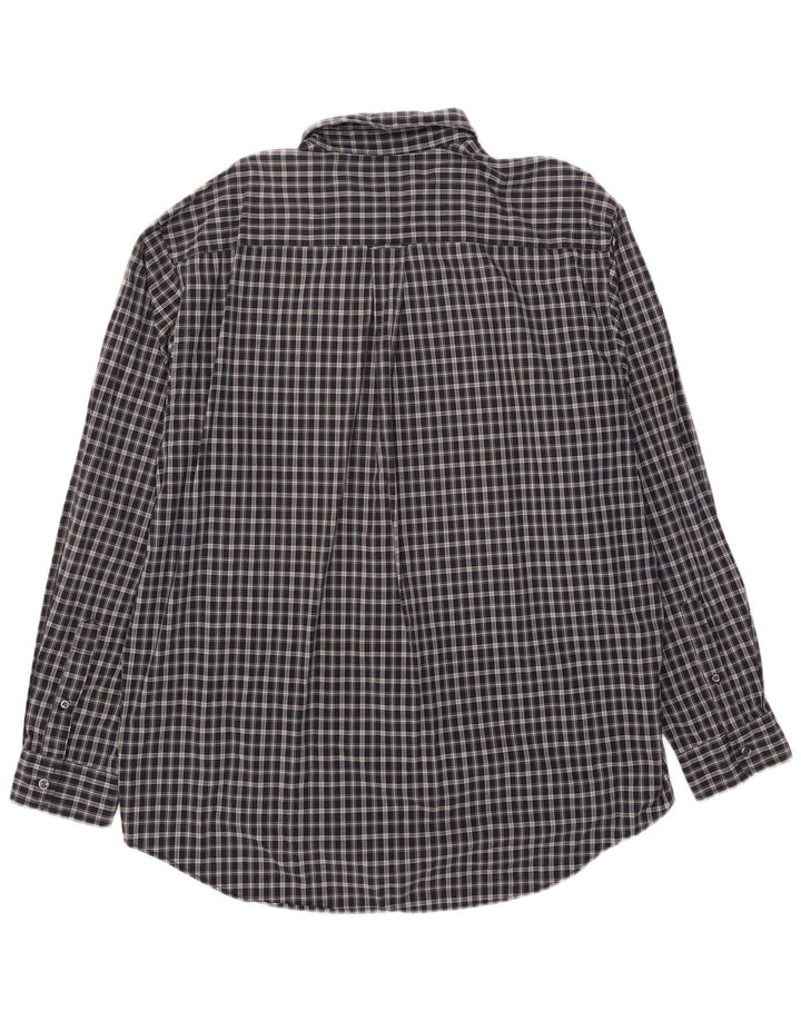 Nautica Chemise Homme XL Bleu Marine Carreaux Coton