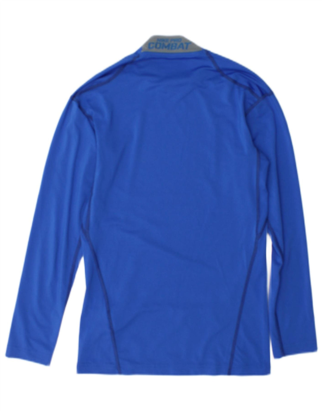 Nike Haut Dri Fit Homme Manches Longues Petit Bleu Polyester