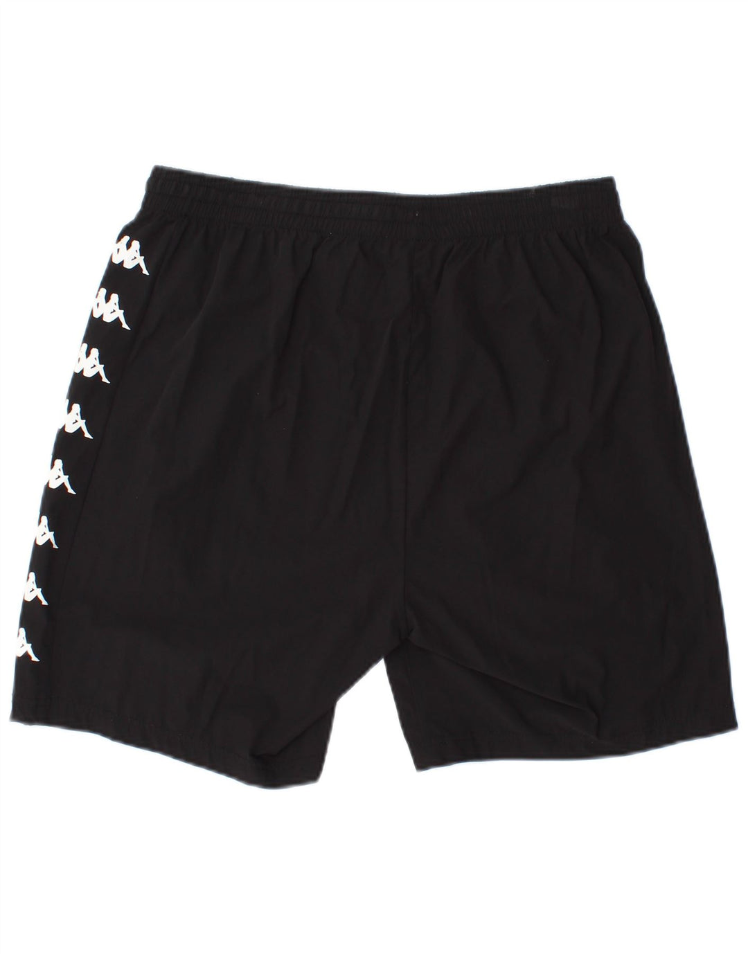 KAPPA Short de Sport Graphique Homme Grand Noir Polyester