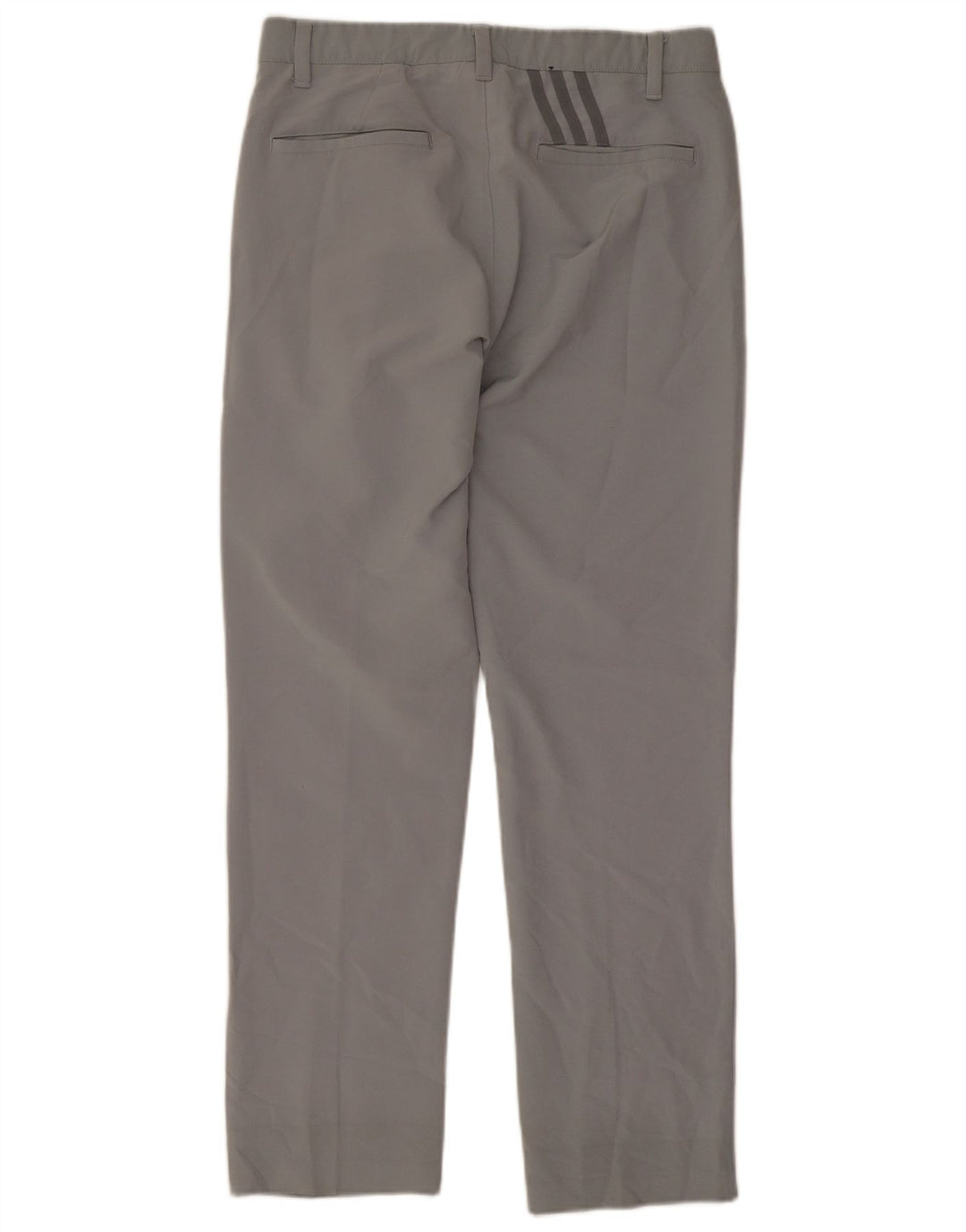 Adidas Pantalon Chino Droit Homme W30 L28 Gris Polyester