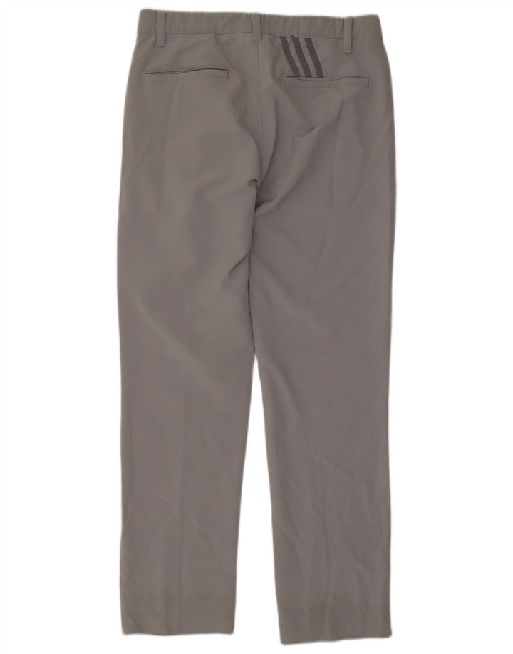 Adidas Pantalon Chino Droit Homme W30 L28 Gris Polyester
