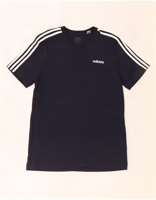 Adidas T-Shirt Homme Haut Large Bleu Marine