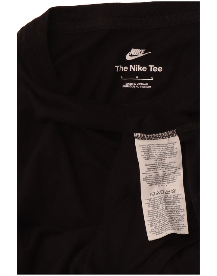 NIKE T-Shirt Homme Haut Large Noir Coton