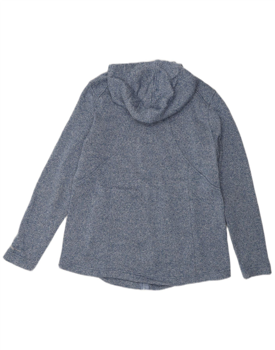 EDDIE BAUER Pull à capuche zippé pour femme UK 16 Grand Bleu Polyester