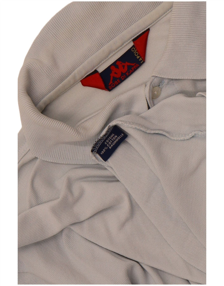 Kappa Polo à Manches Longues Homme Bleu Moyen Coton