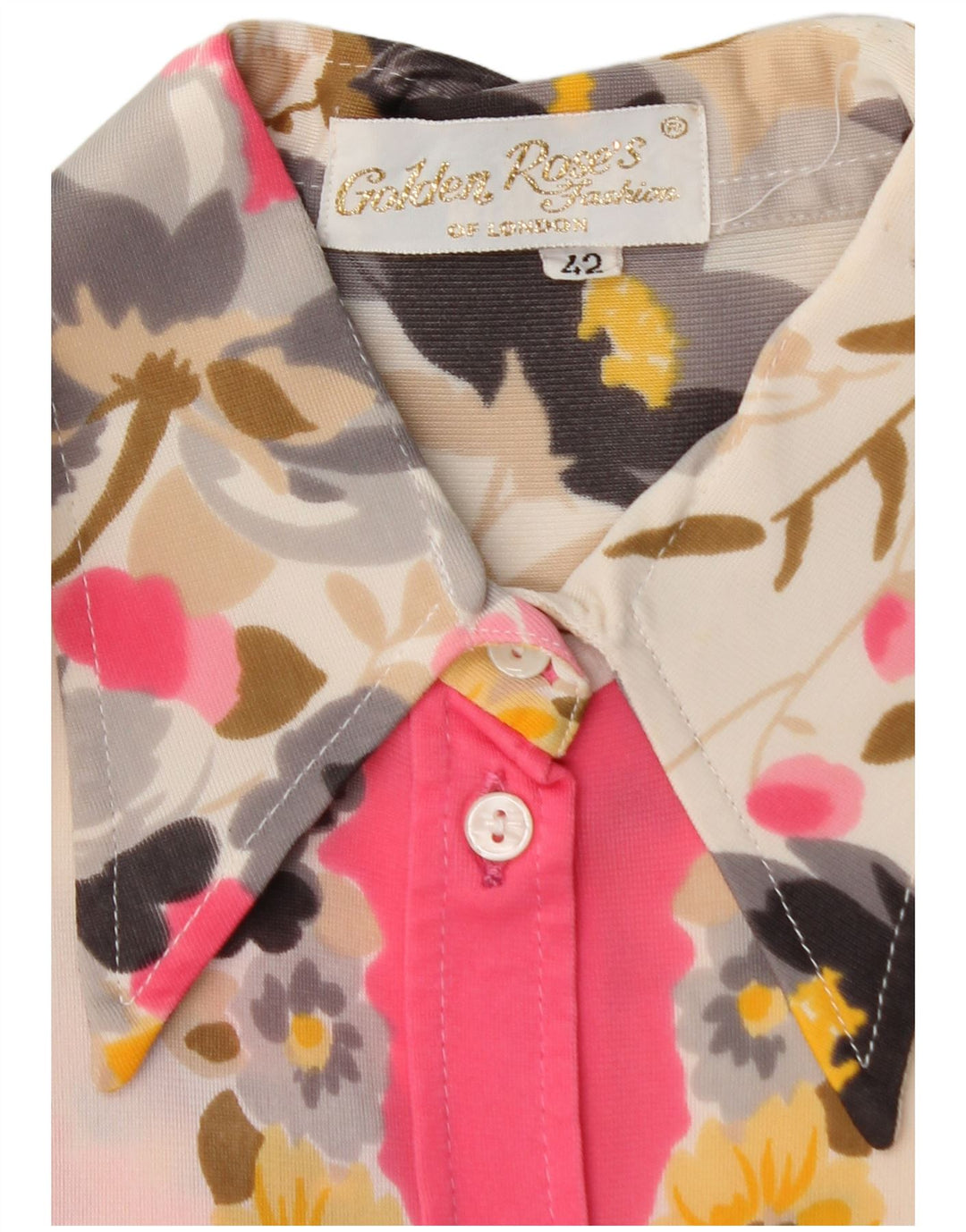 PAUL PAREL Womens Shirt IT 42 Medium Multicoloured Floral